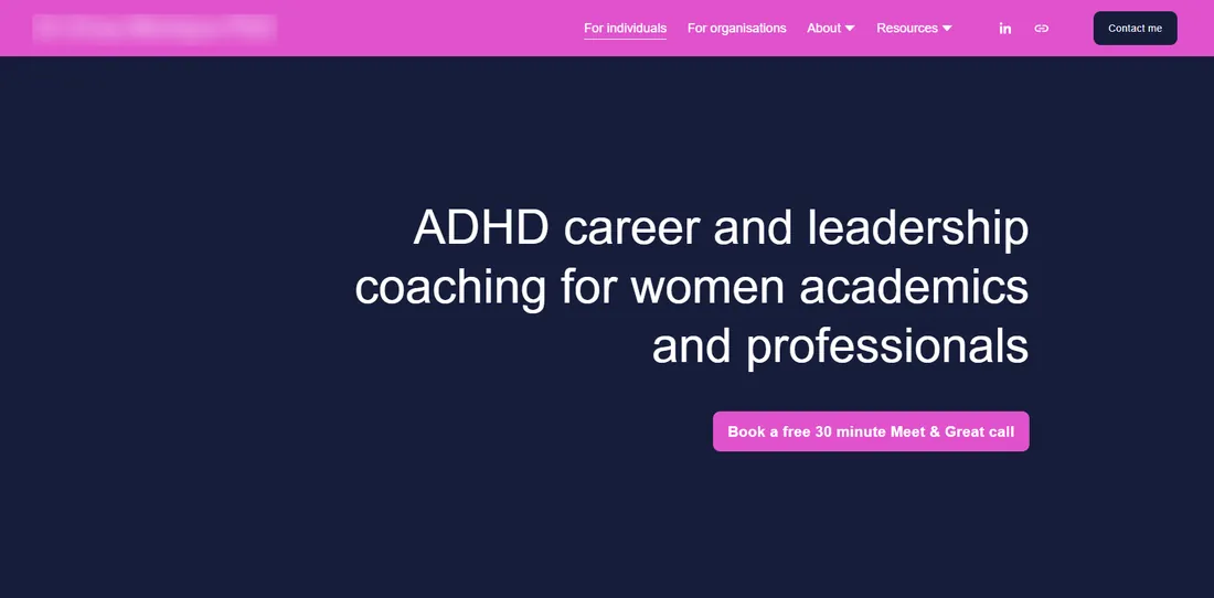 Header and hero, before: the original site