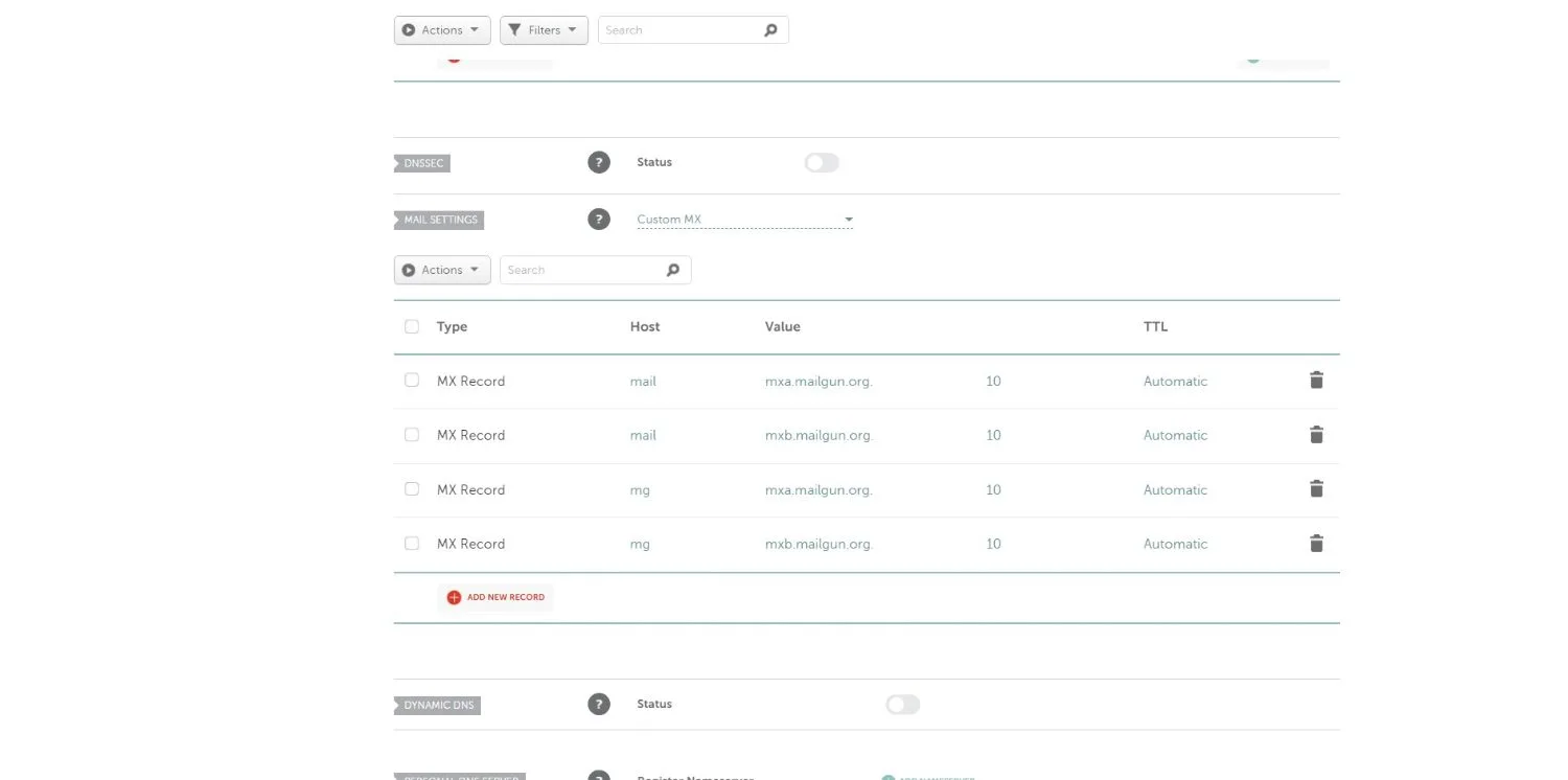 dns-smtp-configuration screenshot 3